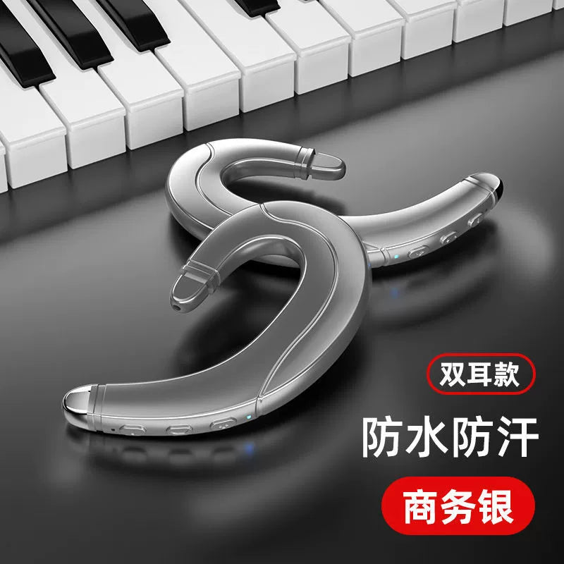 Bone conduction wireless bluetooth headset not in the ear high-quality bluetooth headset oppo universal