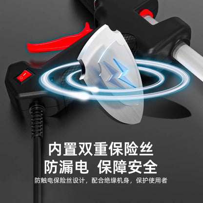 Delixi Electric Hot Melt Glue Gun Thin Mouth Anti-drip 60w Hot Melt Gun Household Handmade High Viscosity Mini Glue Stick Glue Gun