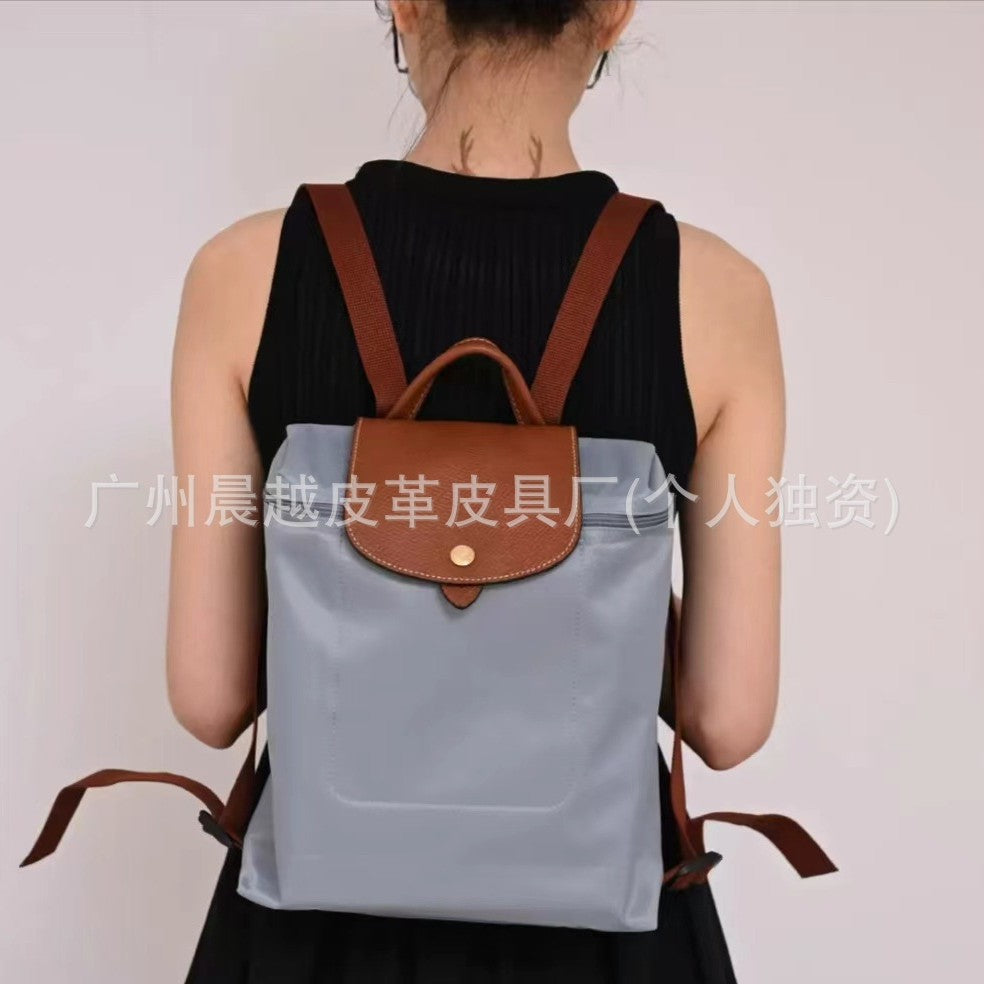 (French) dragon backpack handbag, waterproof nylon ladies backpack, school bag, commuter bag, changing bag