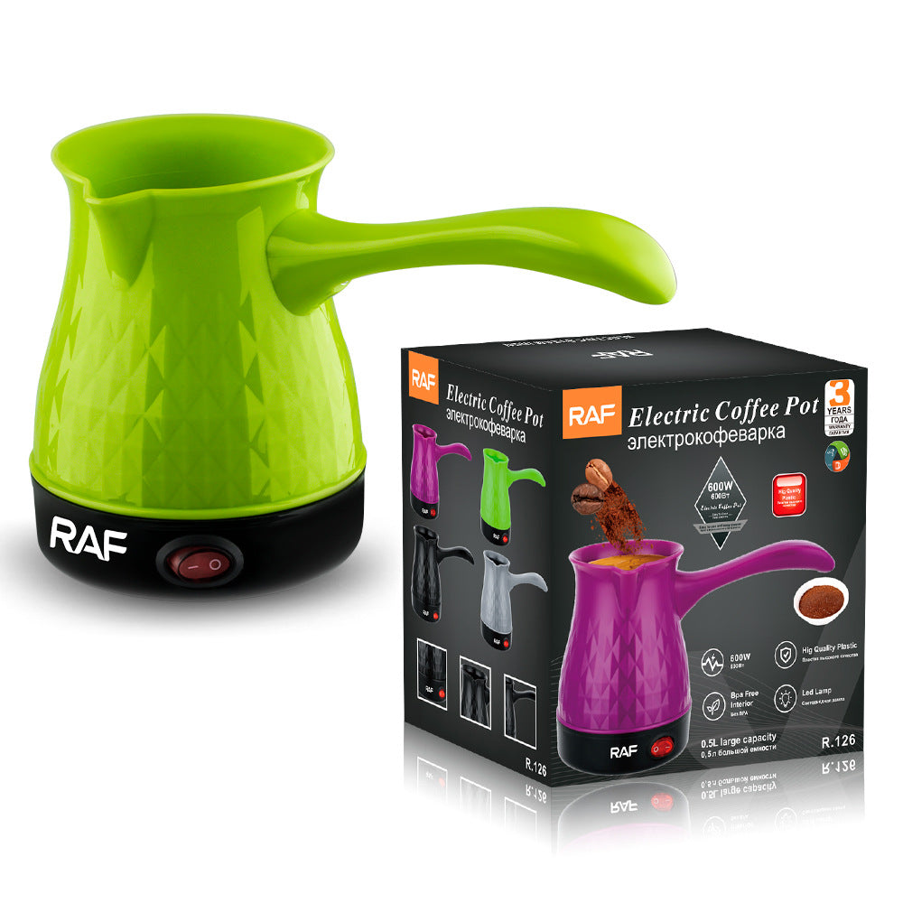 RA European standard cross-border Turkish electric coffee pot small-capacity mini hand-washed double-layer stainless steel household kettle