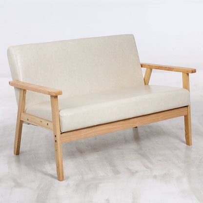 Nordic Japanese-style simple combination small apartment solid wood rental house modern economical clothing store double sofa table and chairs