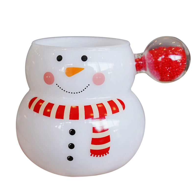 Exclusive snowman creative glass