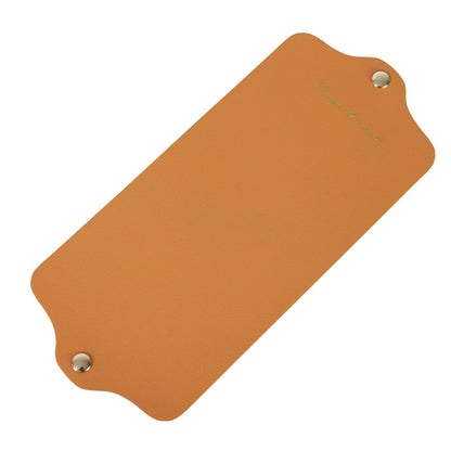 Yueting mask storage folder Japanese style double-sided leather mask temporary storage folder can be folded small and fresh mask storage box