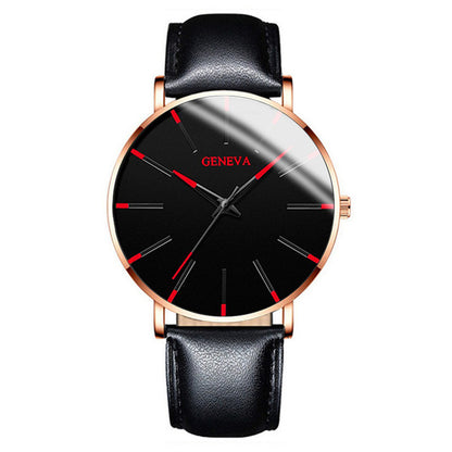 fashion blue needle men's watch men's watch quartz watch mesh belt spot one piece