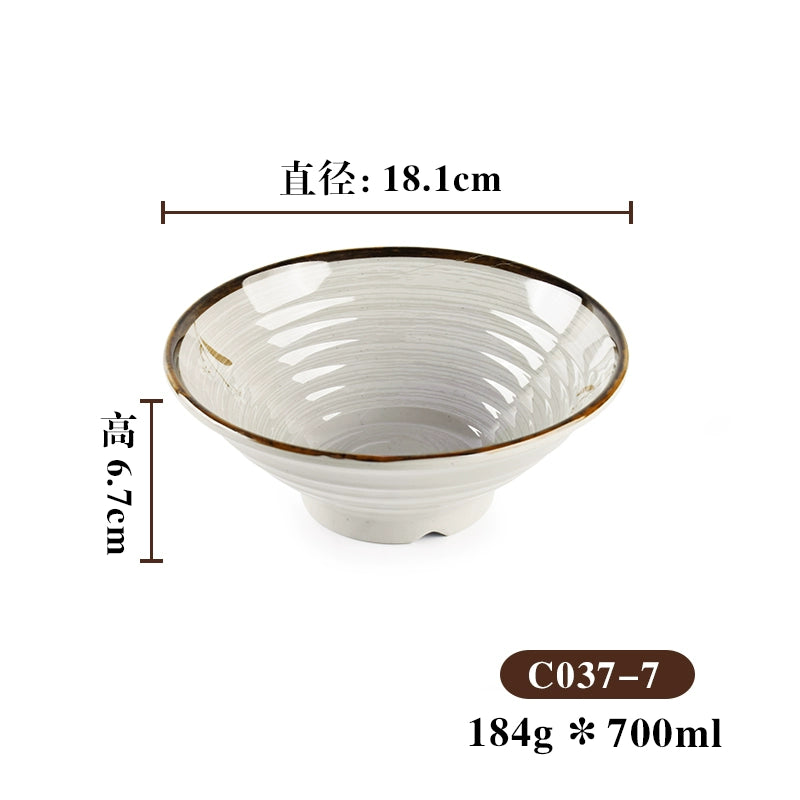 Melamine Japanese-style imitation porcelain hot pot restaurant spoon set tableware