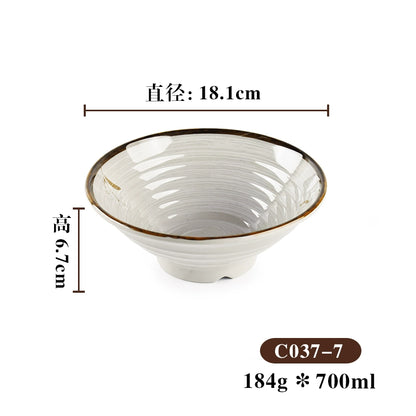 Melamine Japanese-style imitation porcelain hot pot restaurant spoon set tableware