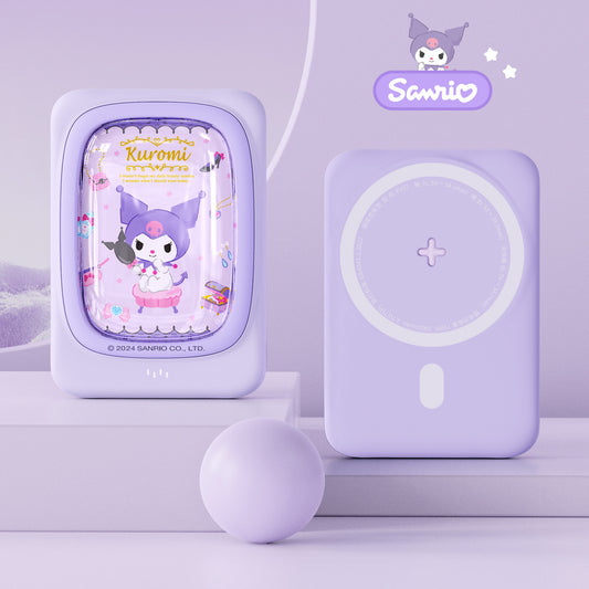 Sanrio Kulomi Magnetic Power Bank Wireless Charging Ultra-thin, compact and lightweight, ultra-large capacity fast charging