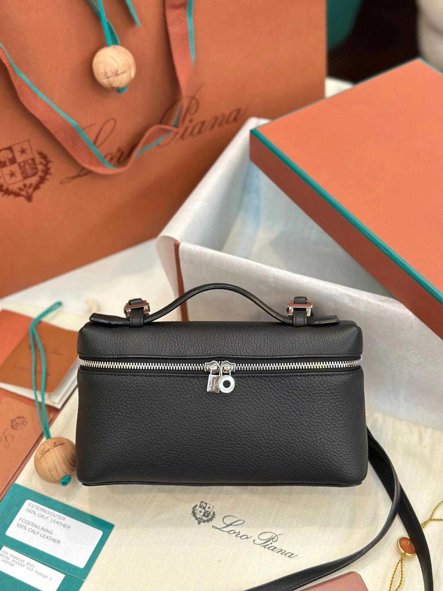 New LP Bag L19 Lunch Box Bag One Shoulder Crossbody Portable Simple and Fashionable