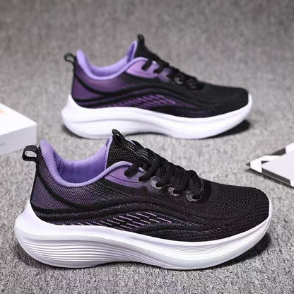 Women's shoes, sneakers, women's summer new running shoes, shock-absorbing shoes, soft-soled mesh casual shoes, breathable running shoes