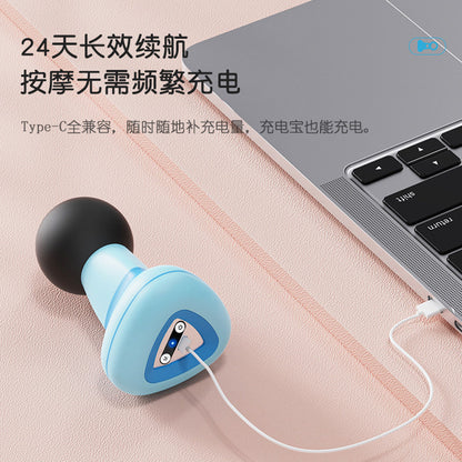 USB mini fascia gun smart whole body muscle massage relaxer vibration massage gun mini portable fascia instrument