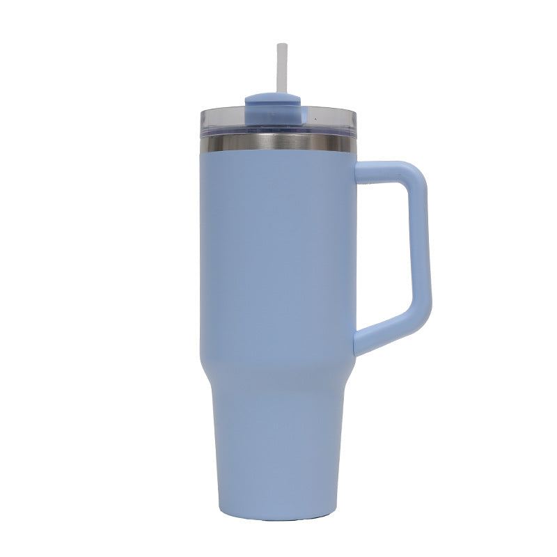 New hand-held car car mug Ice Fighter Cup mini thermos mug female high value cute stainless steel thermos water cup