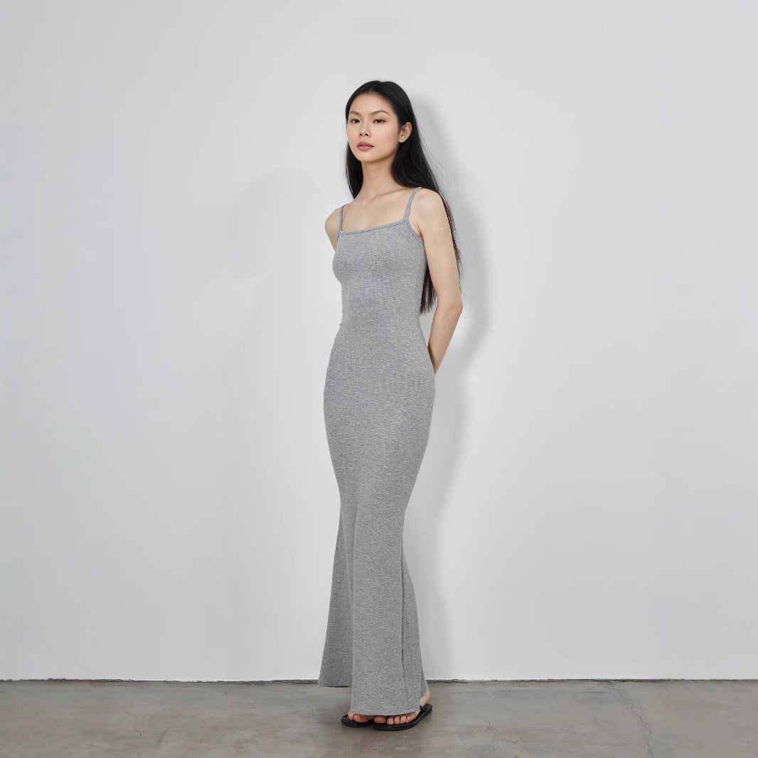 In stock skims gal dress women's sundress pure desire date sexy slim hip hush waist maxi skirt