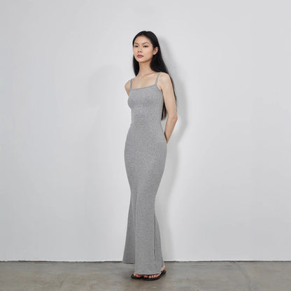 In stock skims gal dress women's sundress pure desire date sexy slim hip hush waist maxi skirt