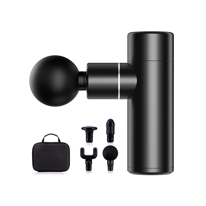 portable mute aluminum alloy massage gun fascia grab Shenzhen factory mini mini fascia gun