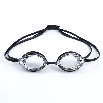 myopia swimming goggles adult swimming goggles equipment high-definition waterproof anti-fog silicone goggles transparent swimming goggles box wholesale