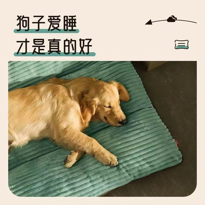 The kennel is a universal pet sleeping mat for all seasons, warm in winter, and can be disassembled and washed, and large dogs, dog beds, and dog mats for sleeping