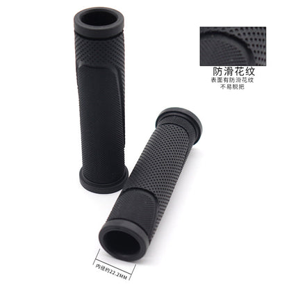 Two-color bicycle mountain handlebar cover mountain bike handle cover road bike bicycle rubber anti-slip handlebar accessories