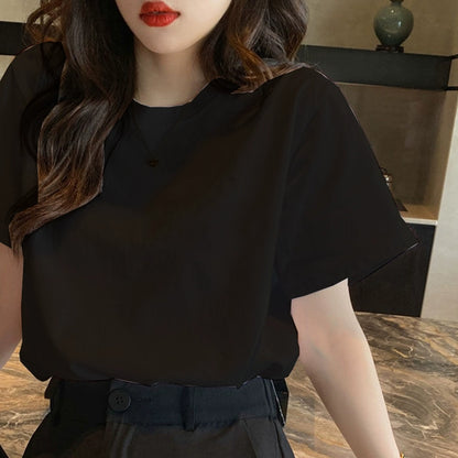Clearance to pick up leaks~ The counter withdraws the last order foreign trade women's clothing summer new niche letter printing short-sleeved T-shirt women's fashion
