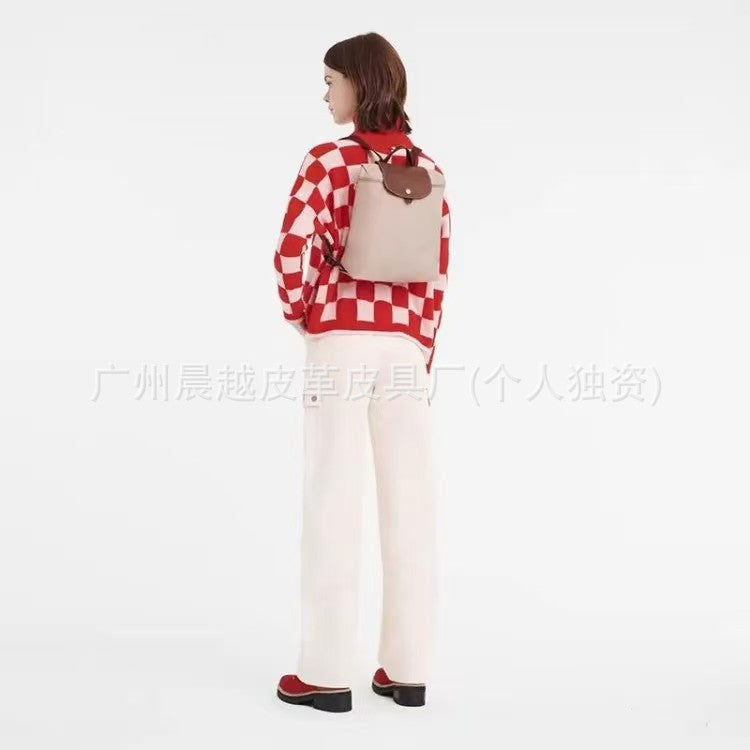 (French) dragon backpack handbag, waterproof nylon ladies backpack, school bag, commuter bag, changing bag