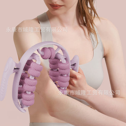 New Yoga Wheel Ring Leg Clamp Roller Leg Deep Muscle Relaxation Massage Equipment Fitness Sports Aid