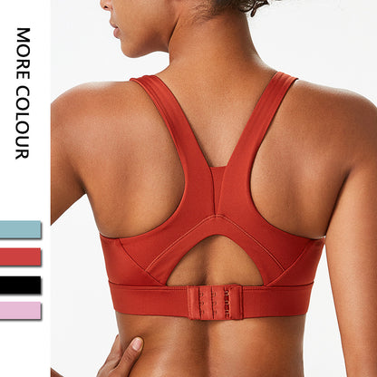 sports bra seamless one-piece cup sports underwear adjustable breasted fitness yoga bra