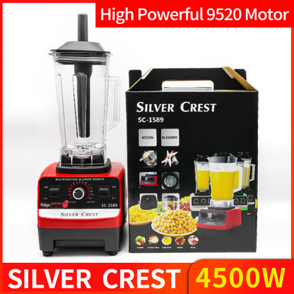 SILVER CREST High-Power Blender  Wall Breaking Juicer & Multi-Functional Mixer for Smoothies, Baby Food, Grinding & Cooking