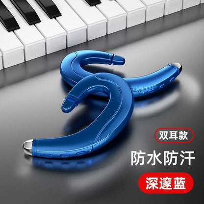Bone conduction wireless bluetooth headset not in the ear high-quality bluetooth headset oppo universal