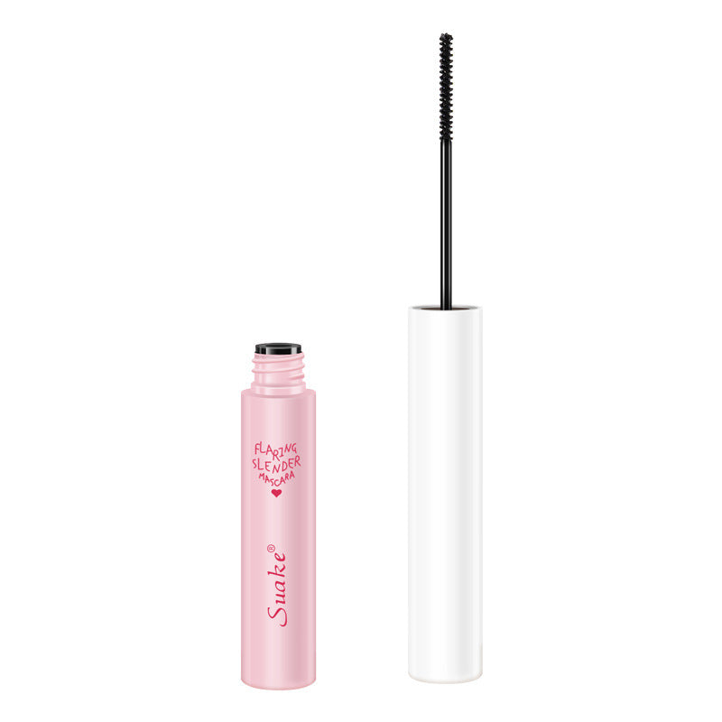Suanke ultra-fine mascara waterproof, sweat-proof, non-smudged, small brush head mascara, long-lasting, long-lasting, curly and thin head