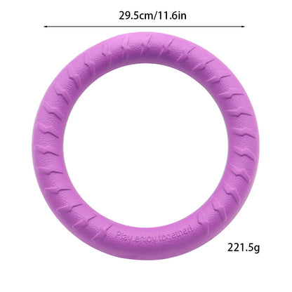 EVA pet toys dog frisbee bite ring dog toys can't bite teeth grinding pet ball puppy supplies dog pull tab