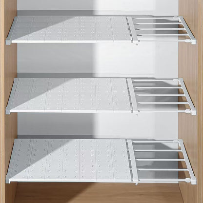 Wardrobe divider tiered shelf nail-free retractable dorm cabinet bathroom kitchen shelf storage cabinet tiered shelf