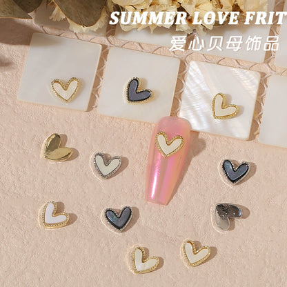 Net red manicure small fragrant wind jewelry love bunny new bow camellia dripping oil nail decoration stickers