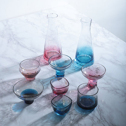 Star Cup Japanese Yachidai Toyo Sasaki Sake Jug Lead-Free Glass Wine Separator Sake Cup Spirits Cup