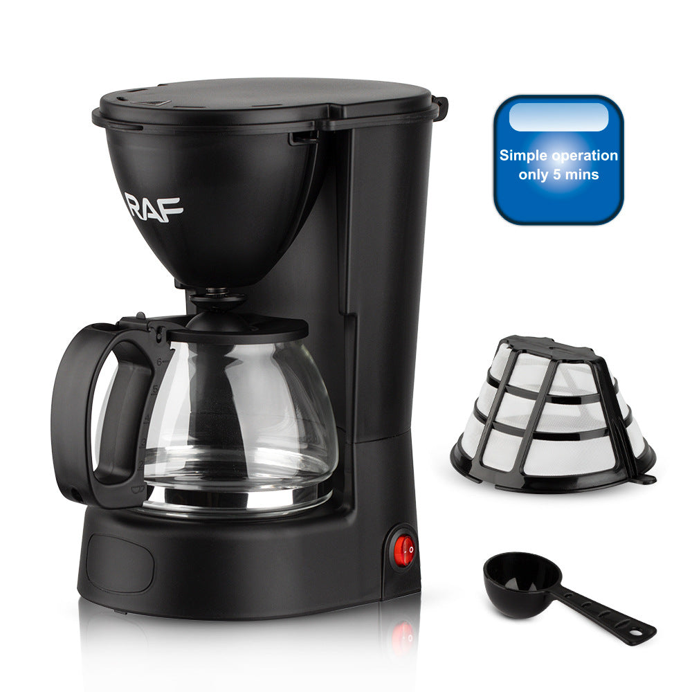 European standard drip coffee machine home automatic coffee pot drip filter insulation American tea office tea machine