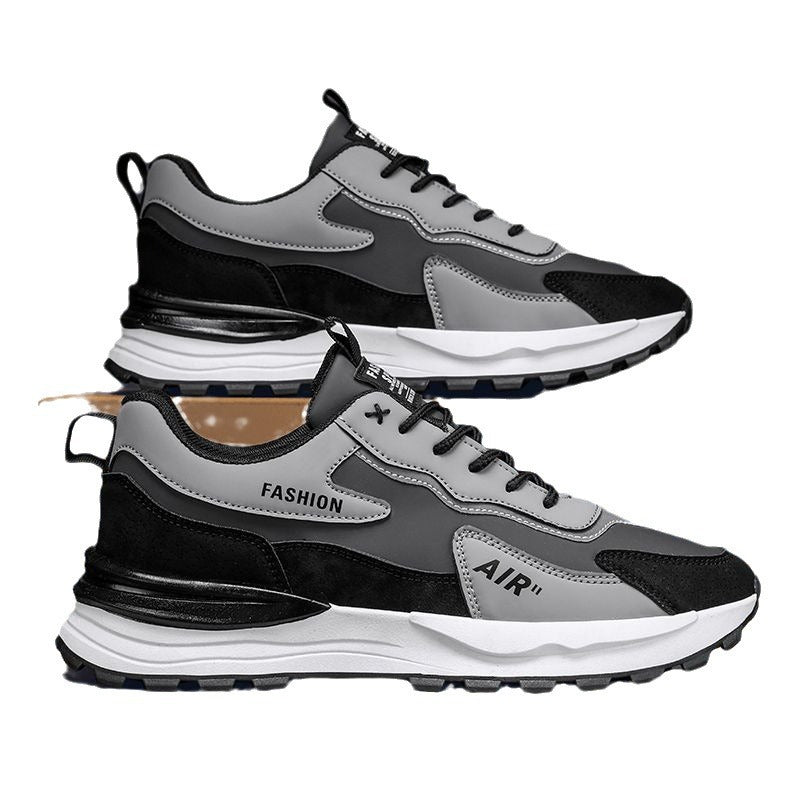 men's shoes sneakers, new autumn casual shoes, summer work, work, leather, waterproof, non-slip, labor protection tide shoes