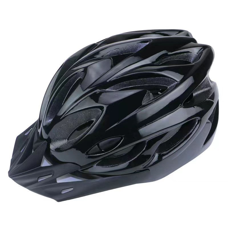 Outdoor cycling one-piece helmet is porous, breathable, ultra-light, and unisex in summer, and the size adjustable safety helmet