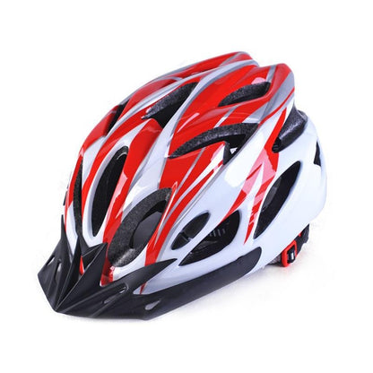 Outdoor cycling one-piece helmet is porous, breathable, ultra-light, and unisex in summer, and the size adjustable safety helmet