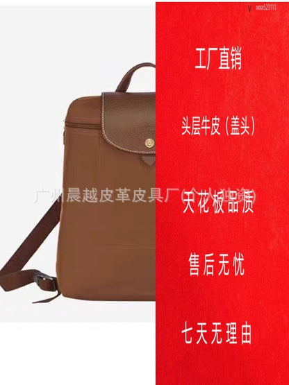 (French) dragon backpack handbag, waterproof nylon ladies backpack, school bag, commuter bag, changing bag