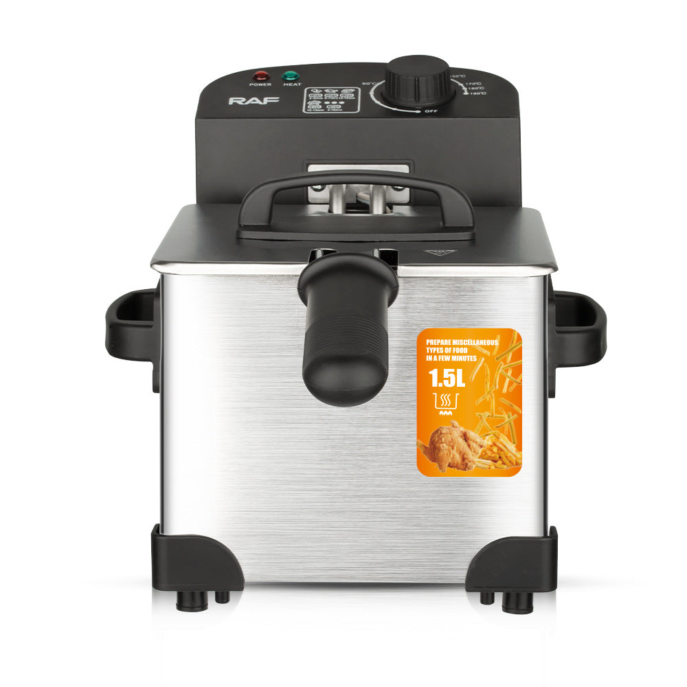 RAF 2.5L Electric Deep Fryer  Household & Commercial Use  Fries, Chicken, Snacks  Free Global Shipping