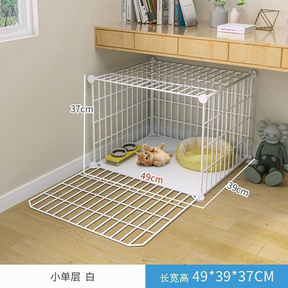 Cat cage with toilet villa extra large free space indoor empty cage cat house home three-tier small cat cat litter