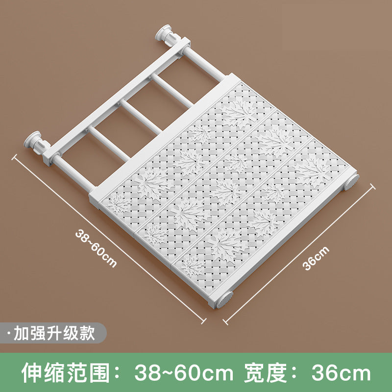 Wardrobe divider tiered shelf nail-free retractable dorm cabinet bathroom kitchen shelf storage cabinet tiered shelf