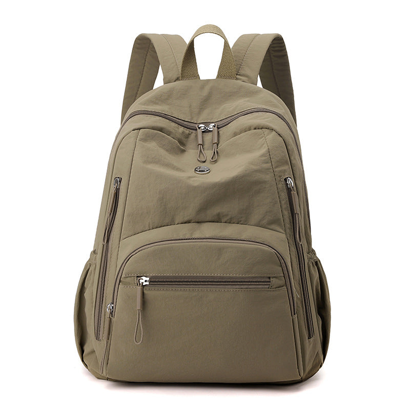 New ultralight waterproof parachute nylon cloth women's large capacity puff bag fashion niche women's backpack
