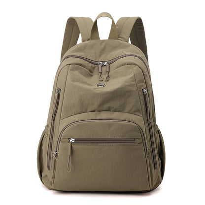 New ultralight waterproof parachute nylon cloth women's large capacity puff bag fashion niche women's backpack
