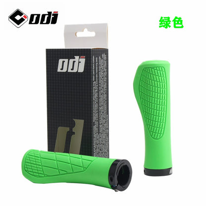 American ODI Rubber Meat Ball Handlebar Grip Mountain Bike Grip Lockable Anti-Slip Shock Absorbing Folding Bike Cycling Grip