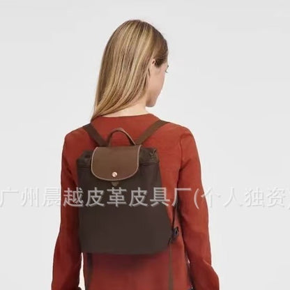 (French) dragon backpack handbag, waterproof nylon ladies backpack, school bag, commuter bag, changing bag