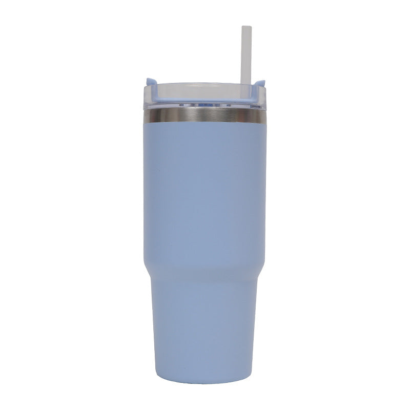 New hand-held car car mug Ice Fighter Cup mini thermos mug female high value cute stainless steel thermos water cup