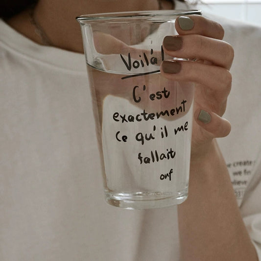 French printing large capacity water cup