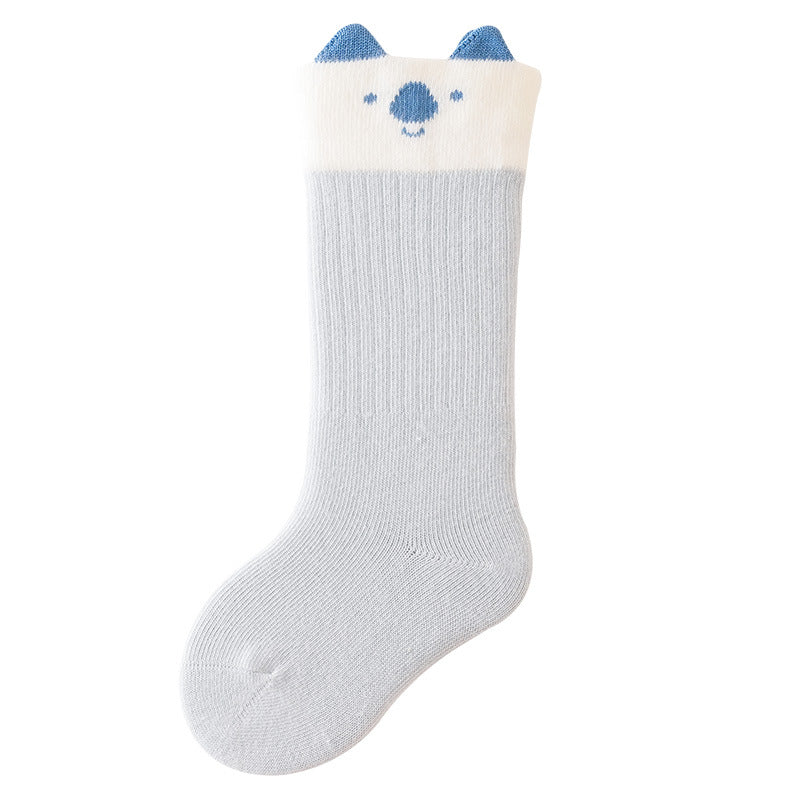 Baby socks cartoon autumn and winter thickened children's cotton socks baby newborn socks class