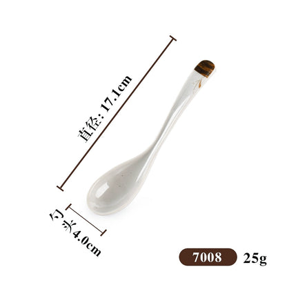 Melamine Japanese-style imitation porcelain hot pot restaurant spoon set tableware