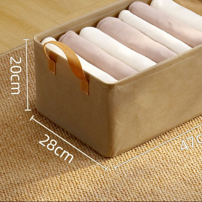 clothing storage basket, thickened steel frame storage box, miscellaneous clothing and pants storage artifact, a must-have for home and dormitory
