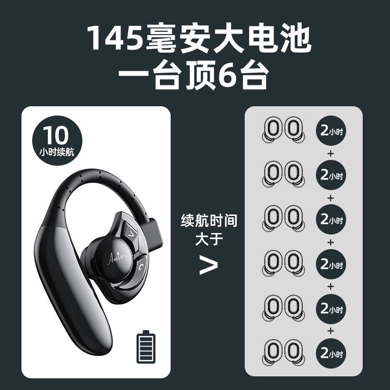 No matter how you can't throw it away, the Bluetooth headset UFO+ wireless Bluetooth headset sports ear-mounted Bluetooth headset